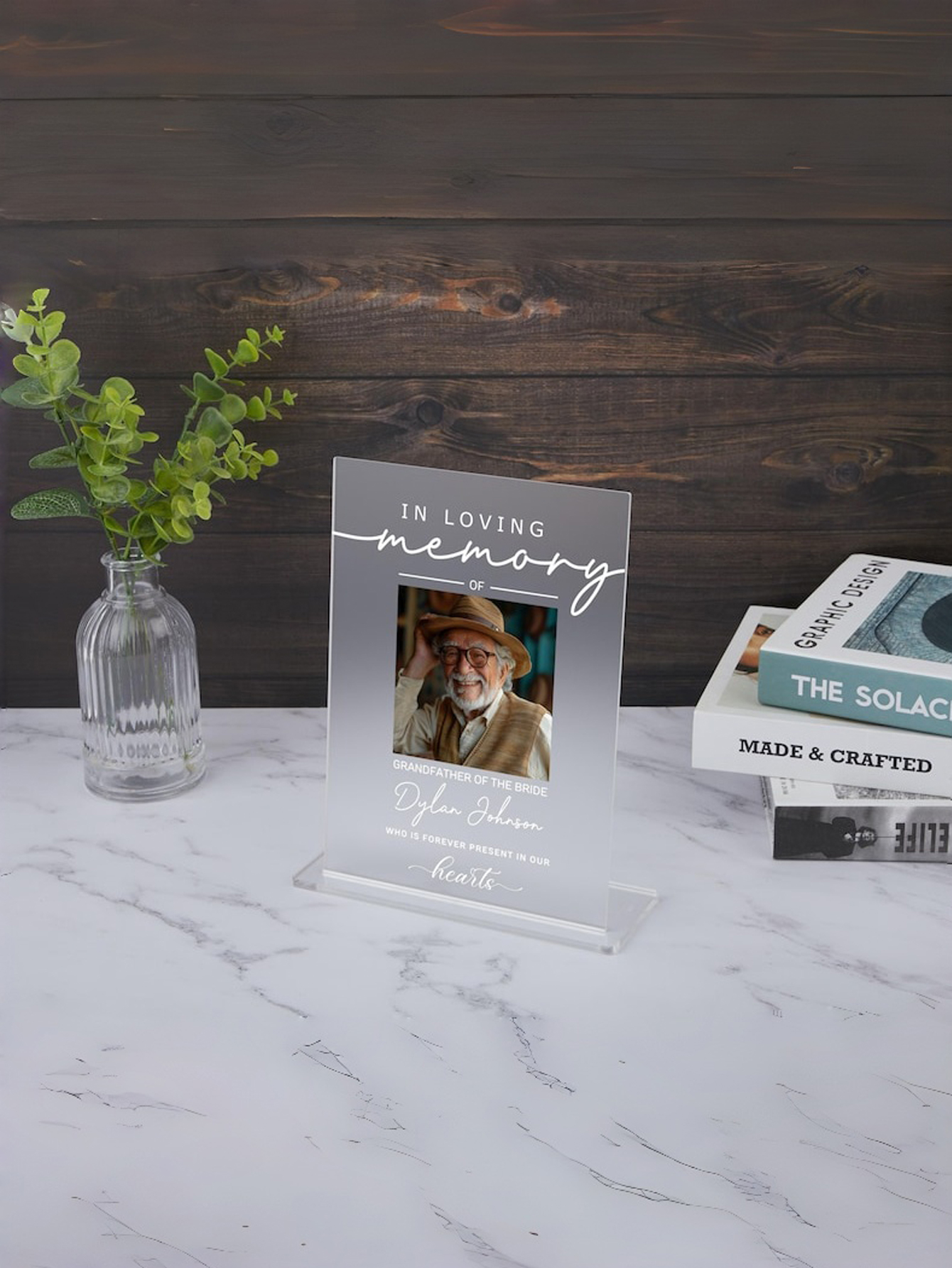 Heartfelt Memorial Custom Gifts Commemorative Acrylic Memorial and Condolence Gifts